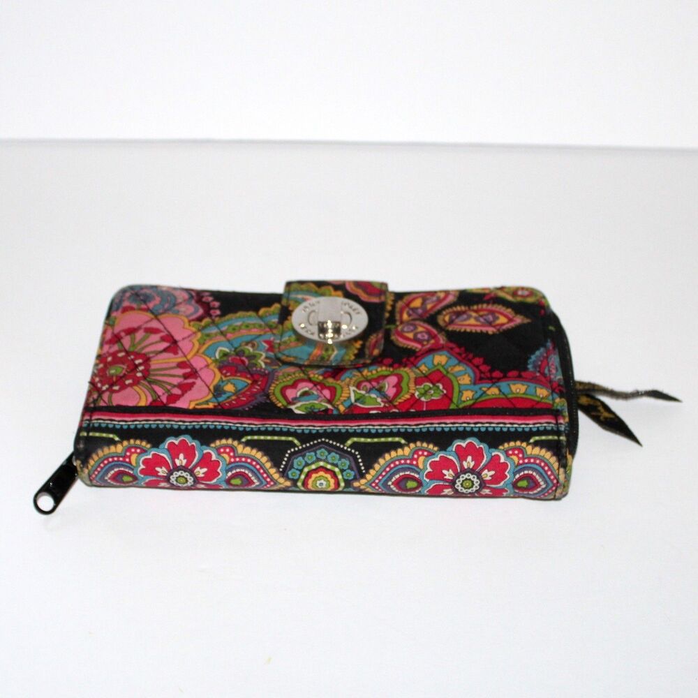 Vera Bradley Symphony in Hue turn lock Wallet multi color - Picture 2 of 8